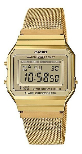 Reloj Casio Vintage A-700wmg-9a Dorado Oficial Casio Centro