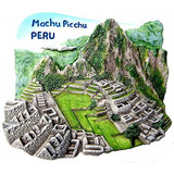 Imanes De Nevera Machu Picchu Perú, Imán 3d De Resina Para
