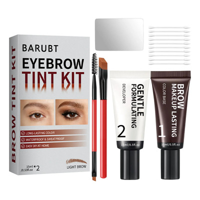 Kit Tinte Pestañas Y Cejas Larga Duración Profesional Barubt | Meses sin interés