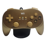 Control Wii Classic Pro I Dorado I Original Usado.