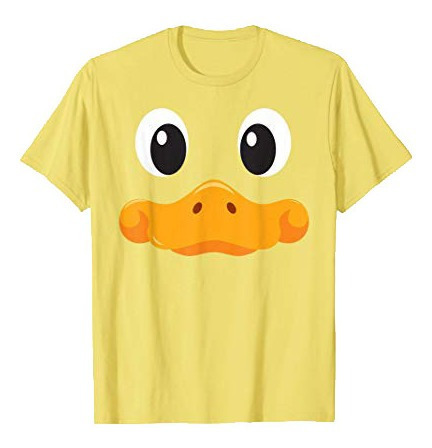 Playera Camiseta Disfraz Cara De Pato Quack Tierno Lindo Pat