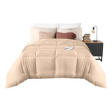 Edredón Duvet Con Relleno Individual Beige  Térmico