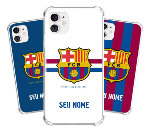 Capa Capinha Com Nome Personalizada Barcelona