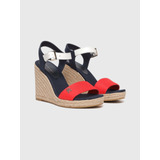 Sandalias Con Bloques De Color De Mujer Rojo Tommy Hilfiger