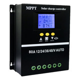 Controlador De Carga Solar 80a Mppt 12v 24v 36v 48v Display