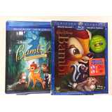 Bambi Y Bambi 2 (bluray + Dvd) Disney Nuevo