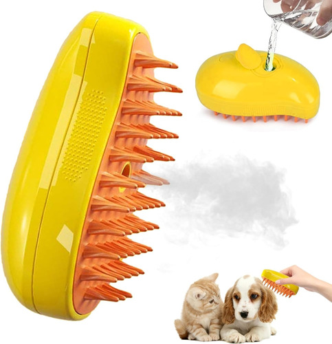 Cepillo Peine Quita Pelo Humificador Para Mascota Gato Perro