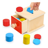 Toy Life Montessori - Caja De Monedas, Juguetes Para La Perm
