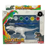 Set Para Pintar Dinosaurios 3d Juego Didáctico Juguete Niños