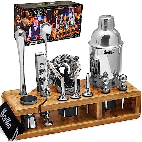 Kit De Coctelera Elite Mixology Bartender De Barillio: Juego