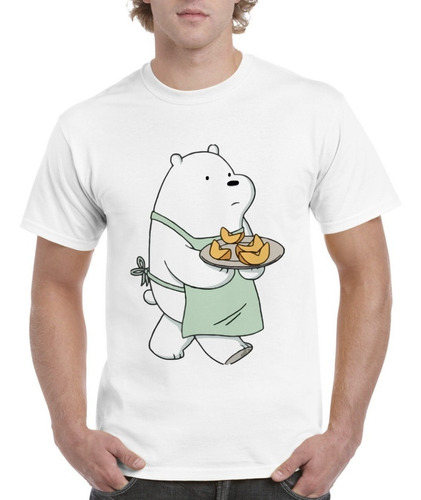 Playera Unico Modelo Serie Comedia Oso Polar Cocinado