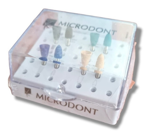 Kit 8 Pulidores Polishing Metal / Amalgama Microdont