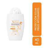 Avene Solar Fluido Mineral Spf 50 X 40 Ml