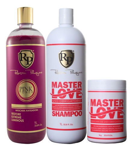 Kit Master Love + Matizador Pink 1lt Robson Peluquero