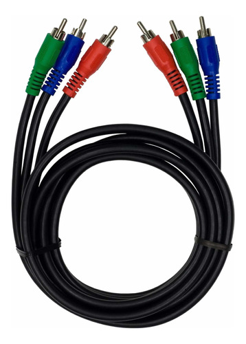 Cable Video Componente 1,8mts 3x3 Rca Dvd General Electric 