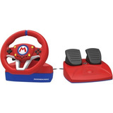 Mario Kart Racing Wheel Pro Mini Para Nintendo Switch Rojo