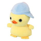 Peluche Patito Tierno Pato Kawaii Con Gorro Ideal Regalo