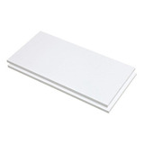 2 Prateleira 120x45 Mdf Branco Sem Suportes