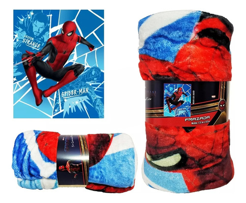 Frazada Suave Spider Man Marvel Tamaño Personal Original