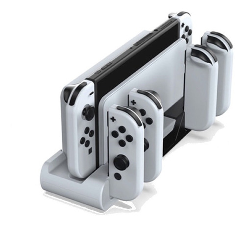 Base Carga Pro Joy-con Cuádruple Dock Nintendo Switch & Oled