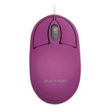 Mouse Óptico Usb Classic Box Full Rosa 1200dpi