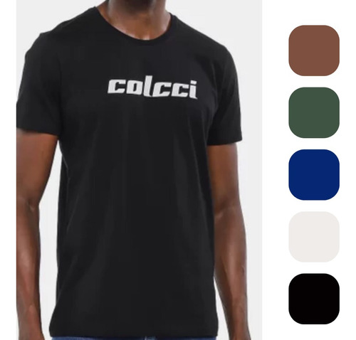 Camiseta Colcci Logo Grande Masculina Original Lançamento