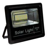 Panel Solar Led Exterior Luz Bca Ip67 200w 