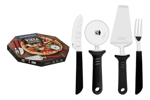 Kit Para Pizza Tramontina 14 Pz Acero Inoxidable Samihome