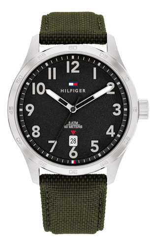 Reloj Tommy Hilfiger Para Hombre De Tela 1710593