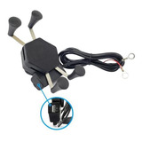 Suporte De Celular Para Moto Garra Com Carregador Usb