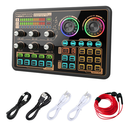 Audio Mixer With Effects, Audio Interface With Voice Chan...