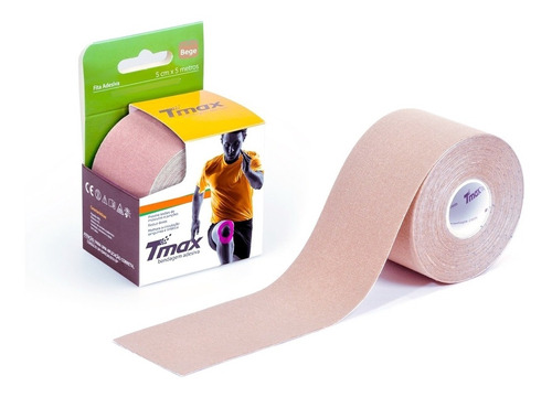 Fita Tape Bandagem Adesiva Elástica Tmax Original - Bege