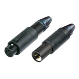 Conector Convertcon Neutrik Xlr Oro Nc3fmc-b