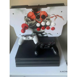 Ps4 Pro + Controle Arcade + 2 Controles Originais