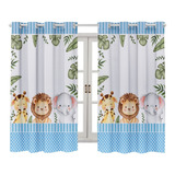 Cortina Estampada 200x150 Quarto Infantil Bebê Menina Menino