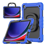 Funda Hydric Pc Azul Oscuro Para Samsung Galaxy Tab A9+