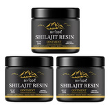 Paquete De 3 Unidades De Pu Shilajit Orgánico Negro Natural