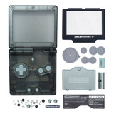 Carcasa Para Game Boy Advance (gba) Sp Negro (clear)