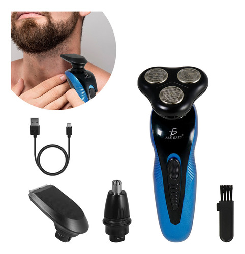 Rasuradora Electrica Inalambrica Maquina De Afeitar Barba