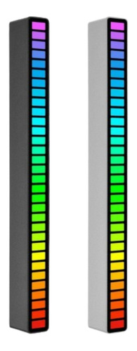 Barras De Led Sensor Rítmica Rgb Torre Musica Controle Som