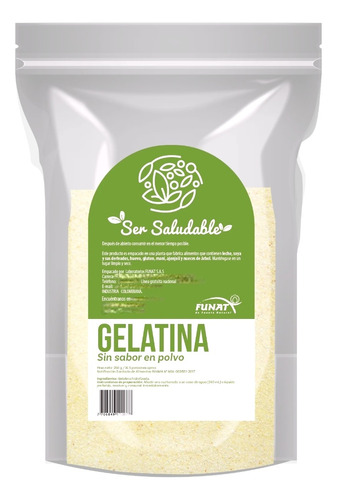 Gelatina Sin Sabor Por 250 Grs - G A $11 - g a $164