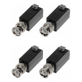 Kit 2 Video Balun Hikvision Ds-1h18 Cat5 Cat6 Até 200 Metros