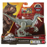 Dinosaurio Velociraptor Jurassic World Epic Attack Mattel