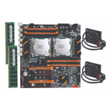 Kit Placa X99 Dual + 2 Proc E5 2680 V4 + 64gb Ddr4 + Wcooler