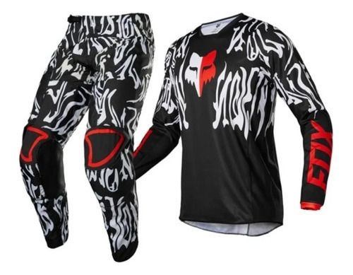 Equipo Conjunto Niño Nene Fox 180 Peril Motocross Rider Pro