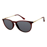 Lentes De Sol Levis X13016 Outlook Rojo Mujer