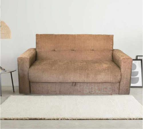 Sillon 2 Cuerpos Sofa Cama Chenille Premium + Envio
