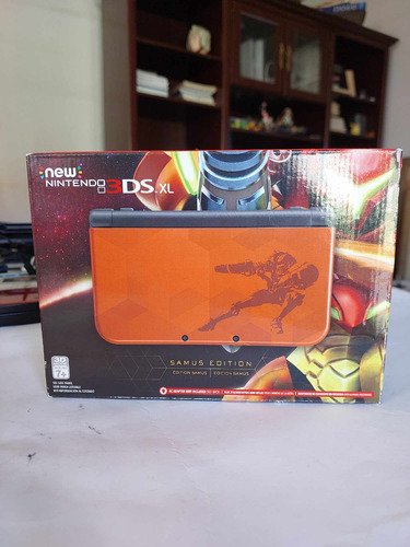 New Nintendo 3ds Xl Samus Edition Boxed Impecable C/20juegos