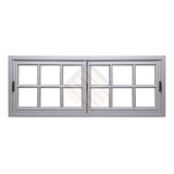 Ventana Para La Cocina De 200x90 Vidrio Repartido 4mm