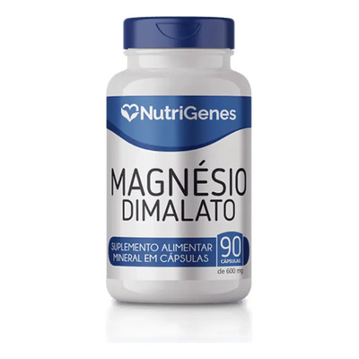 Magnésio Dimalato Nutrigenes Alívio De Enxaquecas E Estresse Sem Sabor